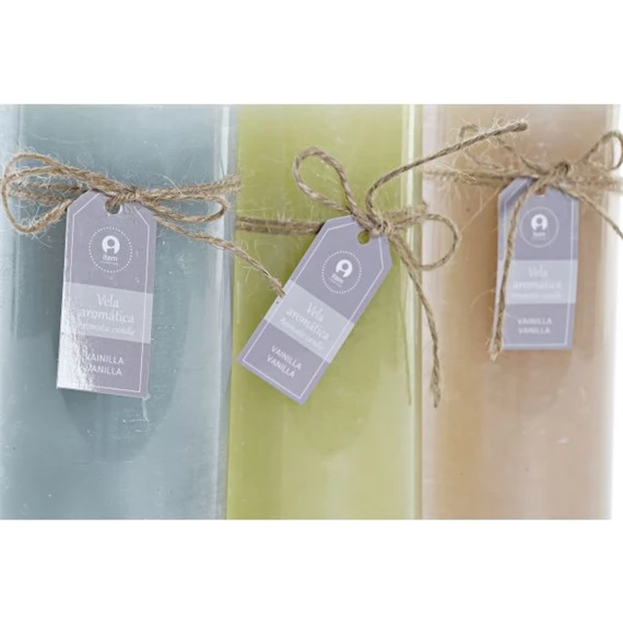 Gyertya 6,5x6,5x15 cm 3 féle