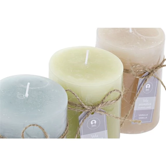 Gyertya 6,8x6,8x10 cm 3 féle