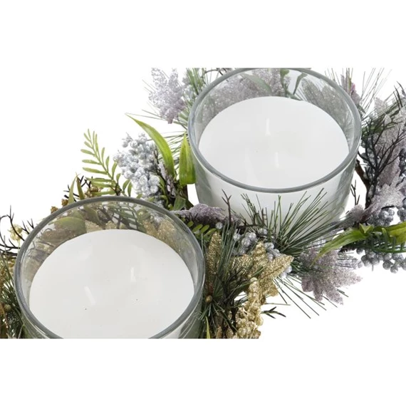 Gyertya 21,5x21,5x8,5 cm 2 féle