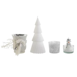 Gyertyatartó szett 27,5x27,5x2 cm S/6