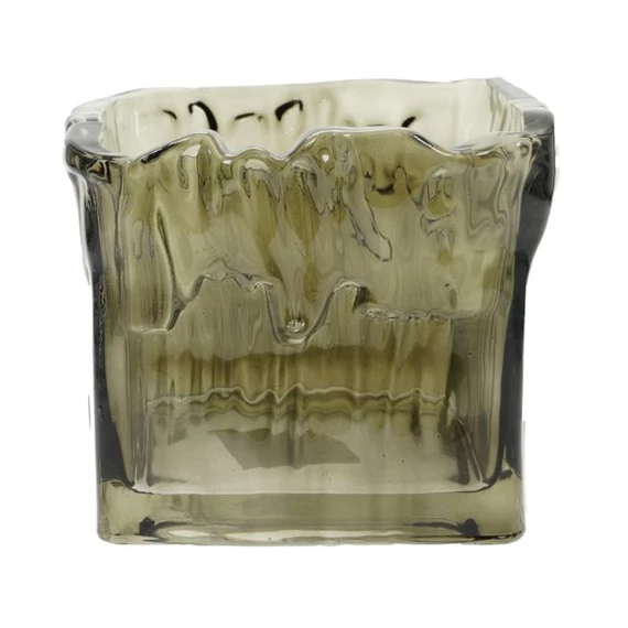 Váza szögletes 13,6x13,6x11,9 cm