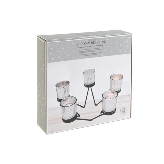 Gyertyatartó 27x27x13,5 cm