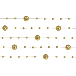 Gyöngy girlandok arany 1,3 m S/5
