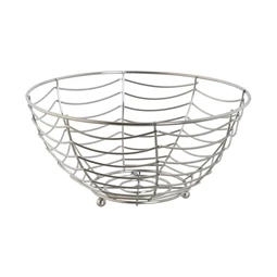 Gyümölcsös tál krómozott 25x25x12,3 cm