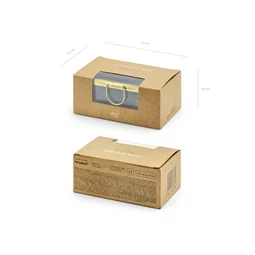 Gyűrűtartó doboz arany 9x5,5x4cm