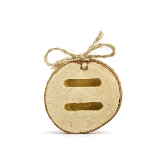 Gyűrűtartó fa 6cm natúr