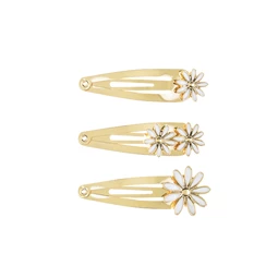 Hajcsat daisy 5x1,5-2 cm arany S/3