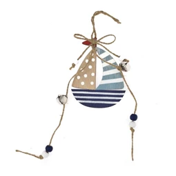 Hajó csíkos, akasztós 22x5x0,5 cm