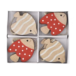 Hal pöttyös, csíkos, akasztós 12,5x10x1,5 cm S/8