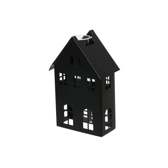 Ház kémcső vázával 10x4x16 cm