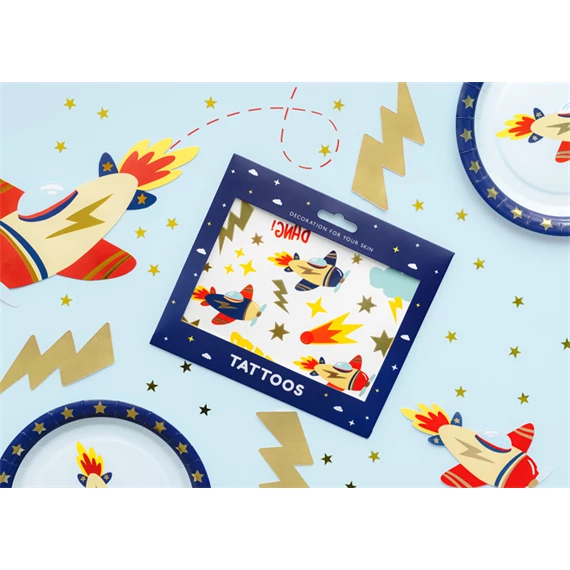 Ideiglenes tetoválások repülők, mix S/11