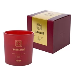 Illatgyertya dobozban, Sensual 10x10x10 cm