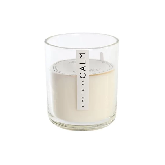 Illatgyertya nyugalom illatú 9x9x10 cm