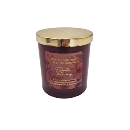 Illatgyertya üvegben fedővel - Poetic flower 220 g