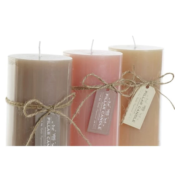 Illatgyertya 6,5x6,5x15 cm 3 féle