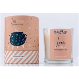 Illatgyertya 8x8x10 cm 4 féle