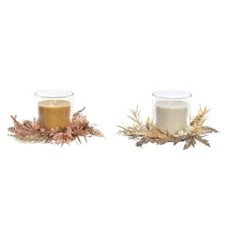 Illatgyertya 15,5x15,5x9 cm 2 féle