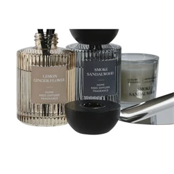 Illatosító szett pálcával 6,5x6,5x6 cm 2 féle S/3