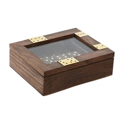 Játék szett dominó 15x12,5x4,6 cm S/3