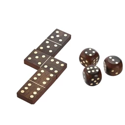 Játék szett dominó 15x12,5x4,6 cm S/3