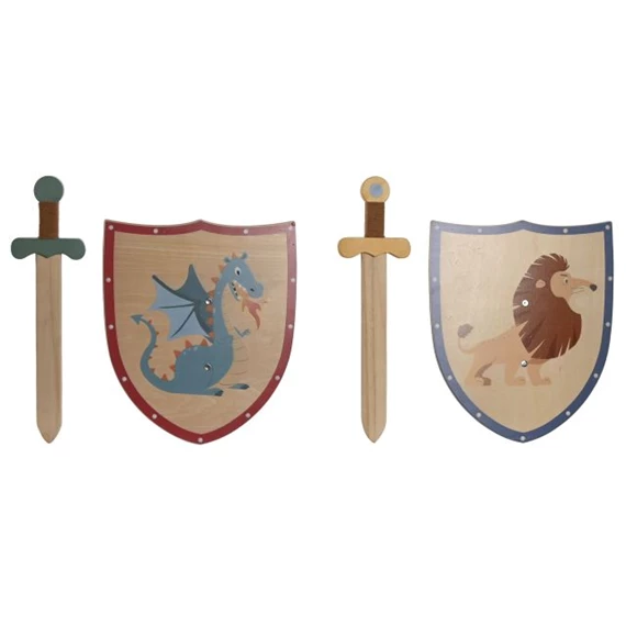Játék szett, kard és pajzs 28x0,5x33,5 cm 2 féle S/2