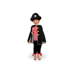 Kalóz jelmez köpeny mix méret 116-128 cm