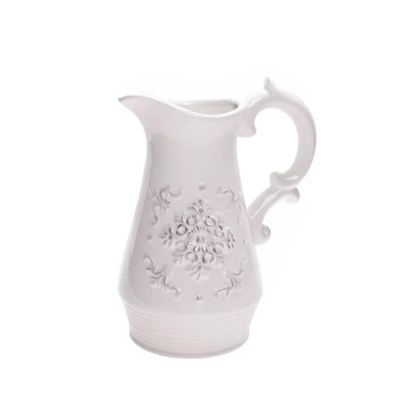 Kancsó virág mintával 18x13x22 cm