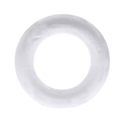 Félkoszorú 44 cm fehér