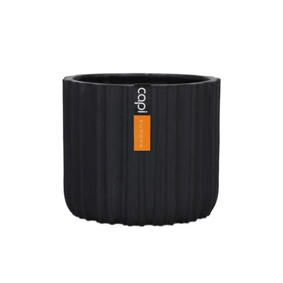 Kaspó kerek, 3D csíkos 9x9x8,5 cm