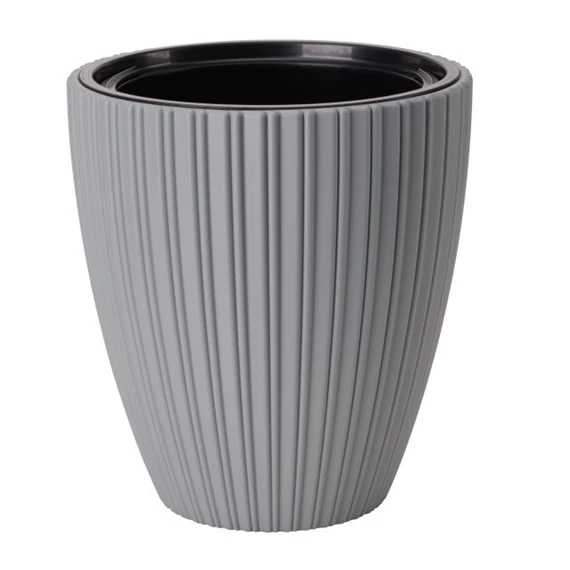 MIKA kaspó kerek, ültető betéttel 30 cm