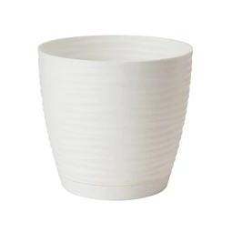 SAHARA kaspó kerek, alátéttel 17x16 cm