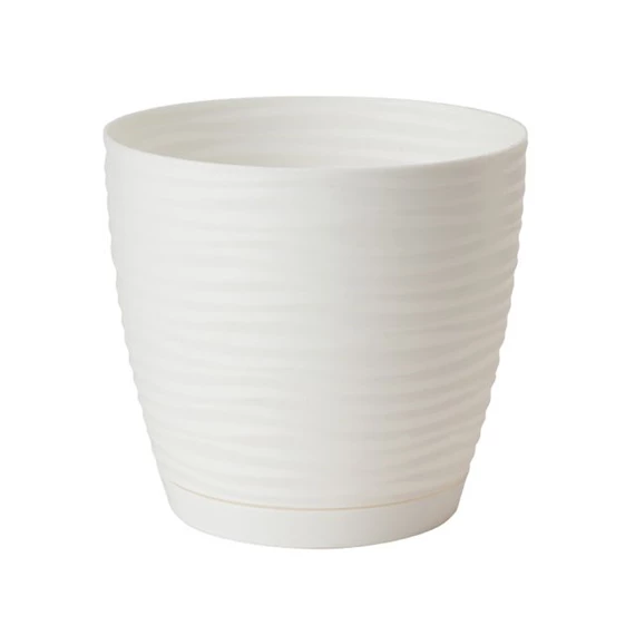 SAHARA kaspó kerek, alátéttel 17x16 cm