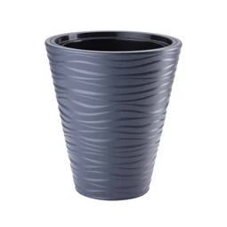 SAHARA kaspó kerek, álló, ültető betéttel 30x33 cm