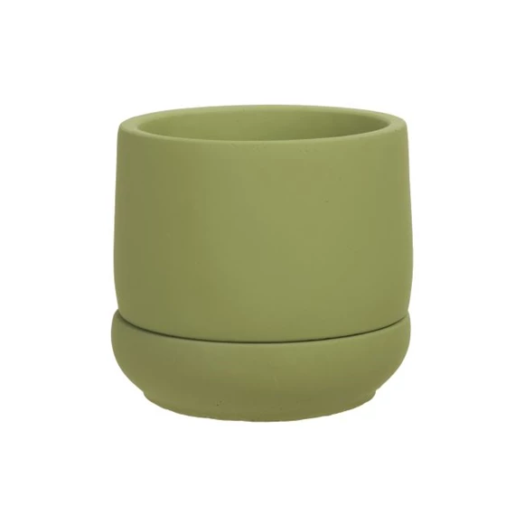 Kaspó alátéttel 12x11,5 cm