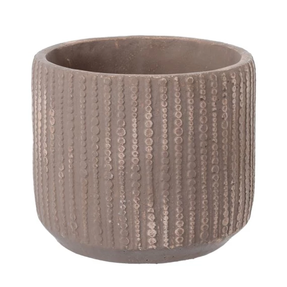 Kaspó barázdált 16x13,5 cm