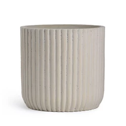 Kaspó bordázott átm. 18-15-12 cm S/3