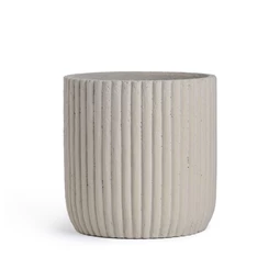 Kaspó bordázott átm. 18-15-12 cm S/3