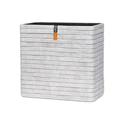 Kaspó szögletes, csíkos 26x14x24,5 cm