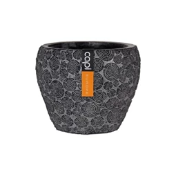 Kaspó kerek, famintás 8x8x7 cm