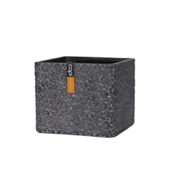 Kaspó szögletes, famintás 11x11x11 cm