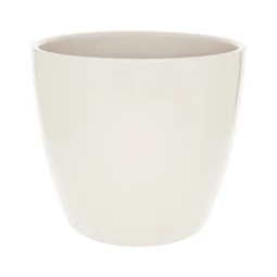 Kaspó kerek, mázas 20x20x18 cm