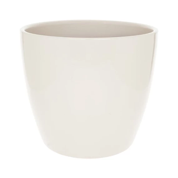 Kaspó kerek, mázas 20x20x18 cm