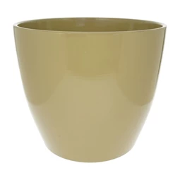 Kaspó kerek, mázas 25x25x22 cm