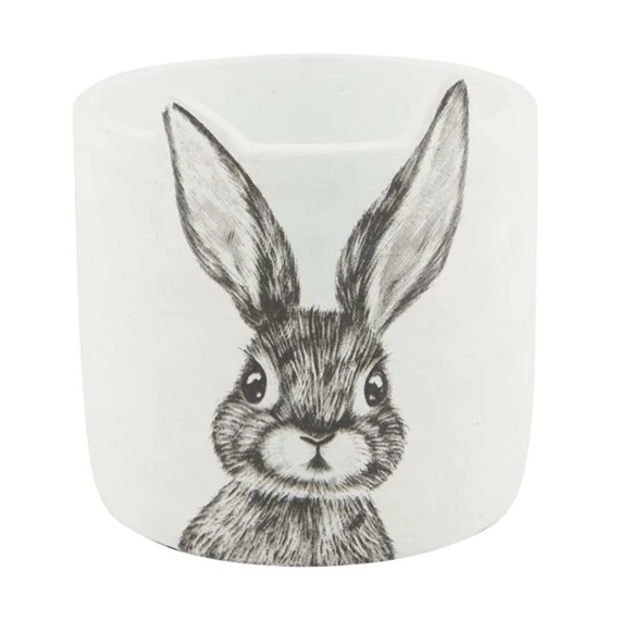Kaspó nyúl mintával 12,5x12,5x13 cm