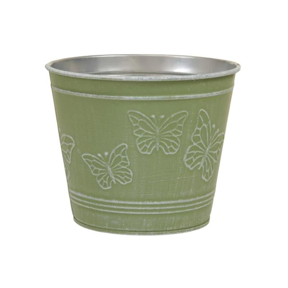 Kaspó pillangó mintával 14x12 cm