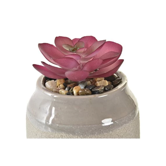 Kaspó selyemvirággal 7,5x7,5x12 cm 3 féle