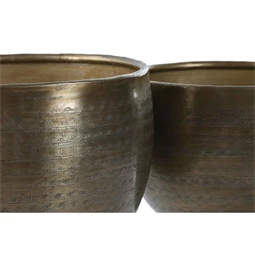 Kaspó szett kerek 20x20x16,5 cm S/2