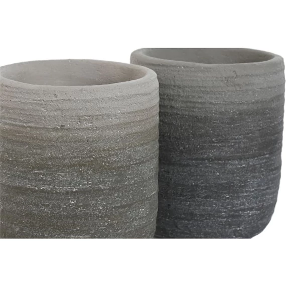 Kaspó szett kerek 17x17x20 cm 2 féle S/2