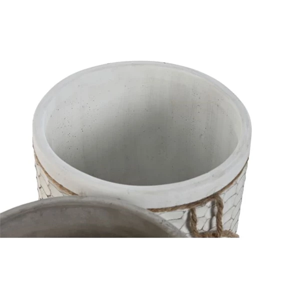 Kaspó szett kerek 17x17x21 cm 2 féle S/2