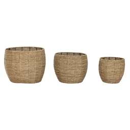 Kaspó szett 43x43x37 cm S/3